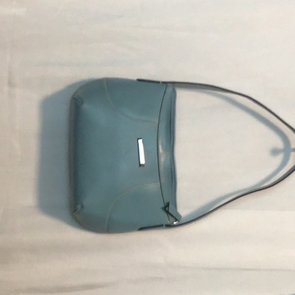 Liz Claiborne Blue Geometric Shoulder Bag